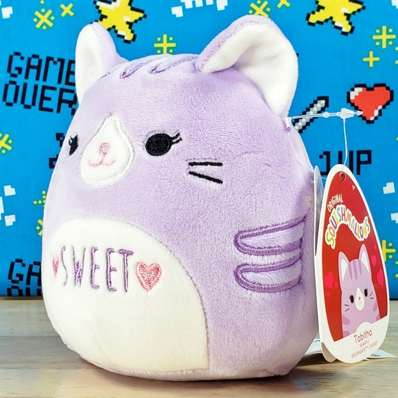 Squishmallow Tabitha the Valentine's Day Cat 5" 2022 UltraSoft Stuffed Plush - Picture 6 of 11